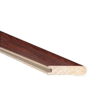 Heritage Mill Oak Cabernet 3/4 in. Thick x 3 in. Wide x 78 in. Length Hardwood Flush Mount Stair Nose Molding LM7260
