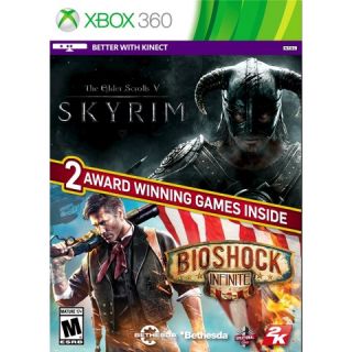 Scrolls V Skyrim and Bioshock Infinite (Xbox 360)