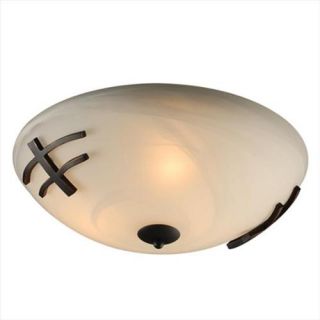 PLC Lighting 14875 ORB Antasia Ceiling Lights 3 Light Incandescent 60W in Oil Rubbed Bronze