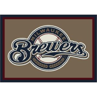 MLB Spirit Milwaukee Brewers Novelty Rug