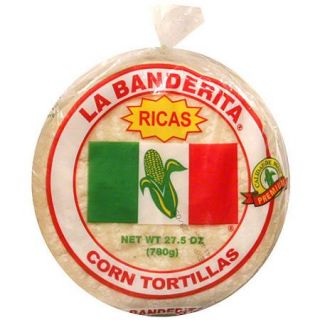 La Banderita White Corn Tortillas, 30ct (Pack of 12)