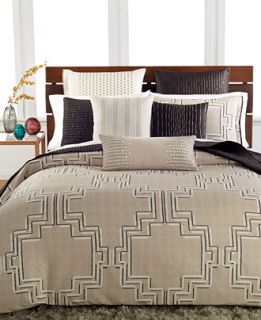 Hotel Collection Emblem Comforters   Bedding Collections   Bed & Bath