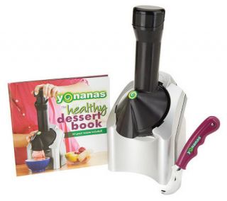 Yonanas Healthy Frozen Treat Maker with Recipe Book and Scoop —