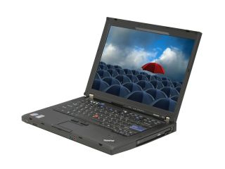 ThinkPad Laptop R Series R61i(77322MU) Intel Core 2 Duo T5550 (1.83 GHz) 1 GB Memory 120 GB HDD Intel GMA X3100 14.1" Windows XP Professional