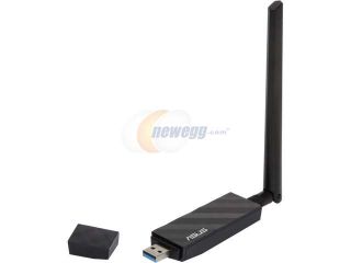 Open Box ASUS USB AC56 Dual band Wireless AC1300 USB 3.0 Wi Fi Adapter Up to 400+867Mbps Wireless Data Rates WPA2