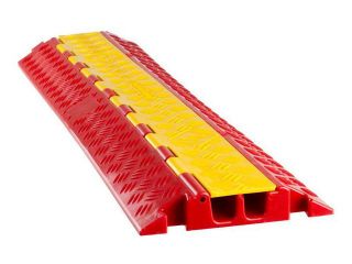 Modular 5 Channel Rubber Cable Cover Protector Ramp