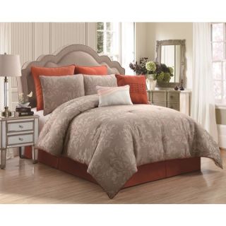 Sebastian 6 Piece Comforter Set with Bonus Quilt