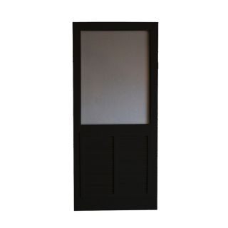 Screen Tight Ponderosa Black Wood Screen Door (Common 32 in x 80 in; Actual 32 in x 80 in)