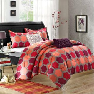 Chic Home Theo 9 Piece Luxury Bed In A Bag Reversible Comforter Set