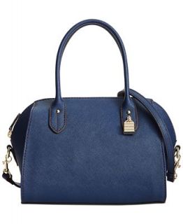 Tommy Hilfiger TH Heritage Lock Saffiano Leather Mini Bowler