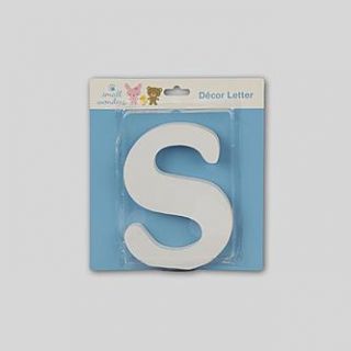 Small Wonders Wooden Letter Wall Decor   Letter S   Baby   Baby Decor