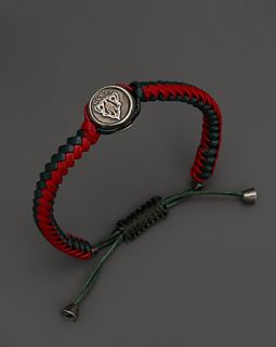 Gucci Crest Collection Green and Red Bracelet