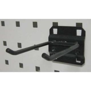 5TPL0 Double Rod Pegboard Hook, 3 In, PK5