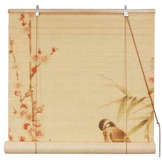Oriental Furniture  Love Birds Bamboo Blinds   (48 in. x 72 in.)