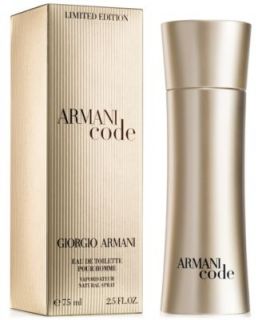 Armani Code Golden Eau de Toilette Pour Homme Spray, 2.5 oz   Limited