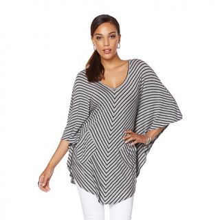 Antthony "Delfina" Stripe Poncho   8100316