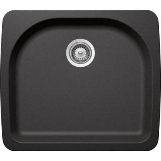 SCHOCK VALLEY CRISTADUR Topmount Granite Composite 25 in. 0 Hole Single Bowl Kitchen Sink in Stone VALN100T088
