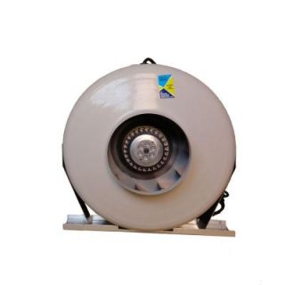 Can Fan S600 270 CFM Variable Mount Ceiling or Wall Exhaust Fan and Mini 6 in. x 16 in. High Density Carbon Filter Combo 350443