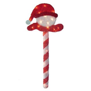 NorthlightSeasonal Lighted Candy Cane Snowball Decoration