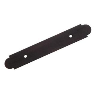 Amerock Traditional Classics 3 in. Oil Rubbed Bronze Backplate Pull BP19208ORB