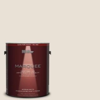 BEHR MARQUEE 1 gal. #MQ3 13 Crisp Linen One Coat Hide Matte Interior Paint 145001