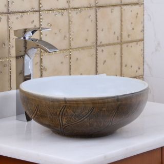 ELITE 1564 Oval Matt Iron Ore Glaze Porcelain Ceramic Bathroom Vessel