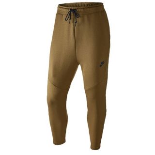 Nike Tech Cropped Pants   Mens   Casual   Clothing   Golden Beige/Obsidian