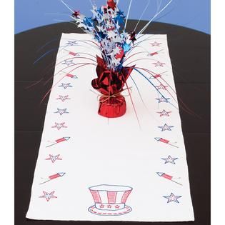 Stamped Table Runner/Scarf 15X42 Independence Day   Home   Crafts