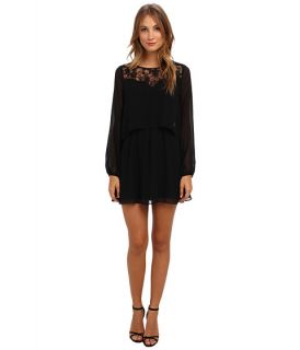 Bcbgeneration Crop Top Dress With Lace Vdw68b33 Black