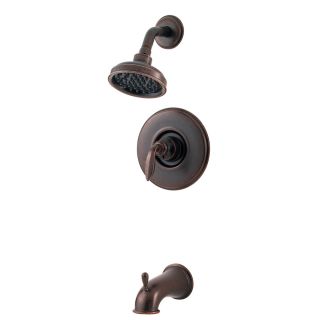 Pfister Avalon Rustic Bronze 1 Handle Tub & Shower Faucet with Single Function Showerhead