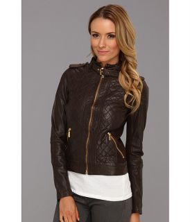 michael michael kors lamb quilt jacket with knit back