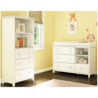 South Shore Little Smileys Changing Table and Shelving Unit