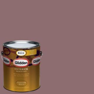 Glidden Premium 1 gal. #HDGR37D Smokey Claret Mauve Flat Latex Exterior Paint HDGR37DPX 01F