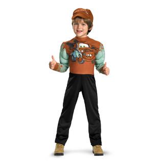 Infant/Toddler Tow Mater Muscle Halloween Costume Size 3T 4T