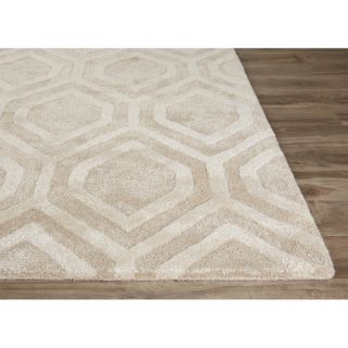City Hand Tufted Taupe/Ivory Area Rug by JaipurLiving