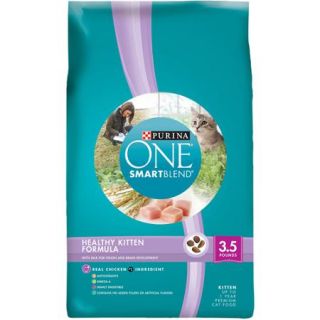 Purina ONE Healthy Kitten Formula Premium Cat Food 3.5 lb. Bag