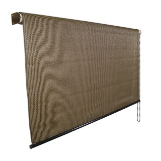 Coolaroo Mocha Light Filtering PVC Exterior Shade (Common 120 in; Actual 122.75 in x 72 in)
