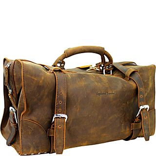 Vagabond Traveler 21 Cowhide Full Leather Travel Duffle Bag