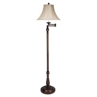 Cal Lighting Traditional Metal Floor Lamp with swing arm