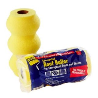 9 in. x 1 1/4 in Corrugated Roof Foam Paint Roller Cover 34
