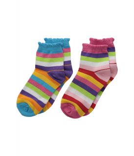 Jefferies Socks Stripe Anklet 2 Pair Pack (Infant/Toddler/Little Kid/Big Kid) Multi
