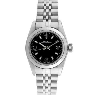 Pre owned Rolex Womens Oyster Perpetual Stainless Steel Automatic