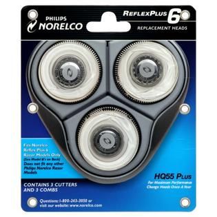 Norelco ReflexPlus 6 Replacement Heads, 3 each   Beauty   Shaving