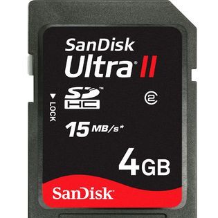 SanDisk 4GB Ultra II SD Card   TVs & Electronics   Computers & Laptops