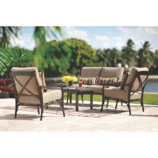Home Decorators Collection Portillo Weathered Grey 5 Piece Patio Seating Set 1939010910