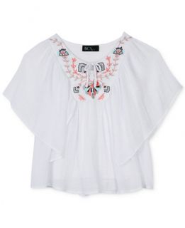 BCX Girls Embroidered Poncho Top   Shirts & Tees   Kids & Baby   