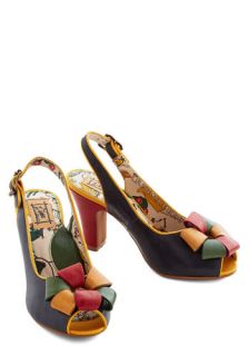 Blossoming Boulevard Heel  Mod Retro Vintage Heels