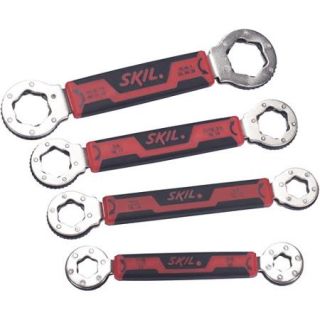 SKIL 4 Piece Secure Grip Box Wrench Set