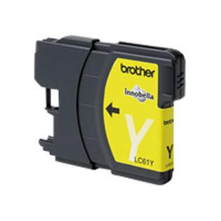 Brother  LC61 Inkjet Cartridge, Yellow