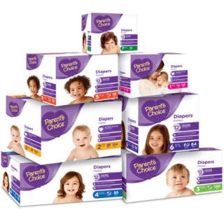Parent's Choice Diapers, Jr Club Box, (Choose Your Size)